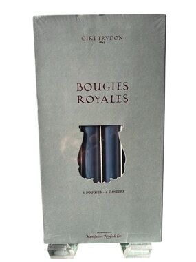 Cire Trudon Bougies Royales Taper Candles - Deep Blue
